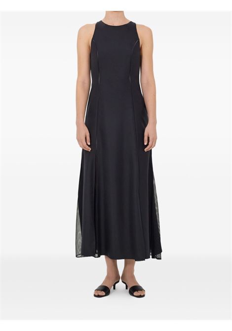 iraka silk twill dress woman black LOULOU DE SAISON | IRAKABLACK